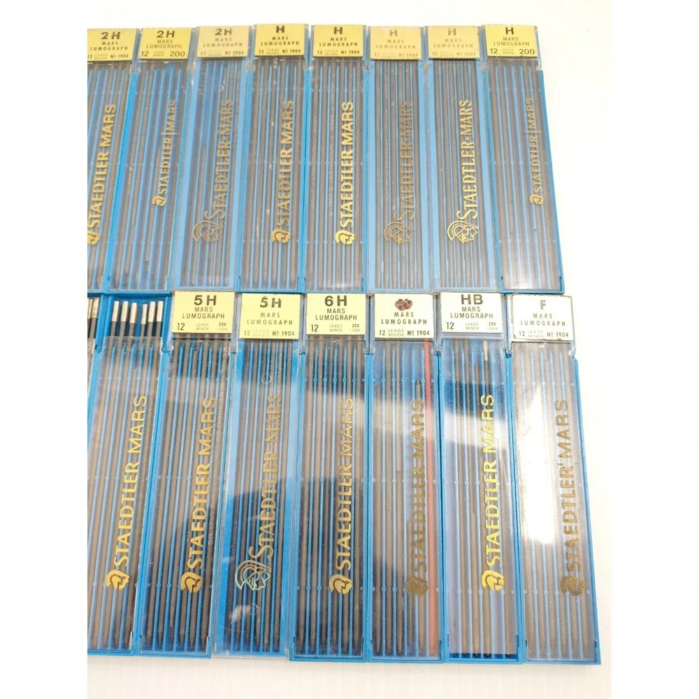 Big Lot of vintage Staedtler Lumograph‎ Leads various types packs